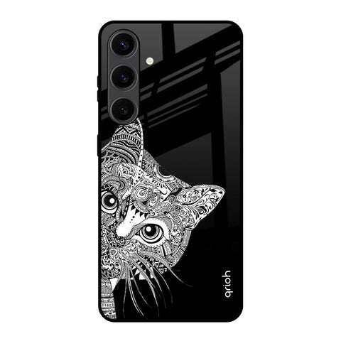 Kitten Mandala Glossy Case for Samsung Galaxy S24 Plus 5G