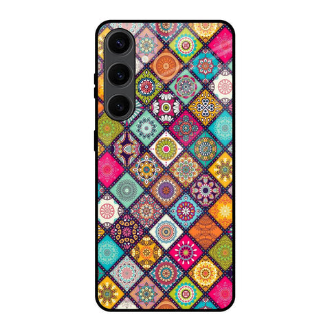 Multicolor Mandala Glossy Case for Samsung Galaxy S24 Plus 5G