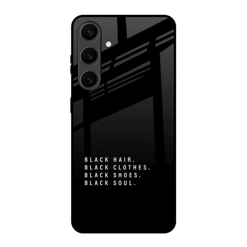 Black Soul Glossy Case for Samsung Galaxy S24 Plus 5G