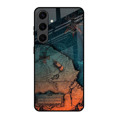 Geographical Map Glossy Case for Samsung Galaxy S24 Plus 5G