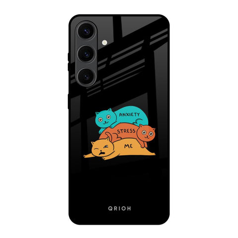 Anxiety Stress Glossy Case for Samsung Galaxy S24 Plus 5G