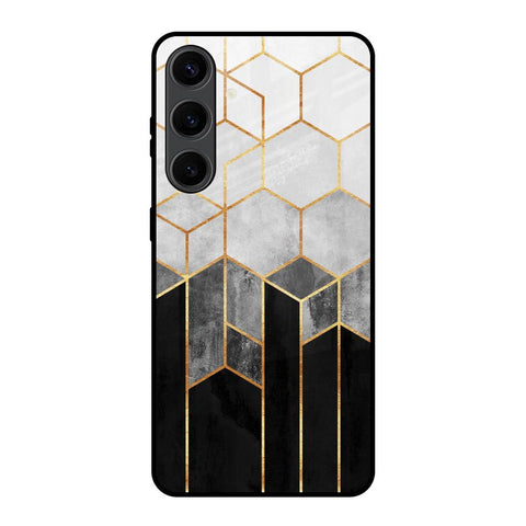 Tricolor Pattern Glossy Case for Samsung Galaxy S24 Plus 5G