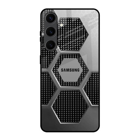 Hexagon Style Glossy Case For Samsung Galaxy S24 Plus 5G