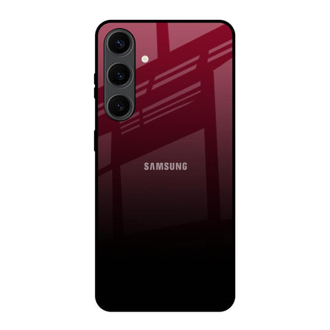 Wine Red Glossy Case For Samsung Galaxy S24 Plus 5G