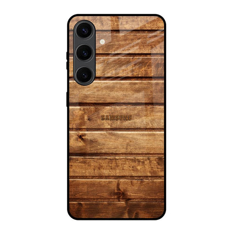 Wooden Planks Glossy Case for Samsung Galaxy S24 Plus 5G