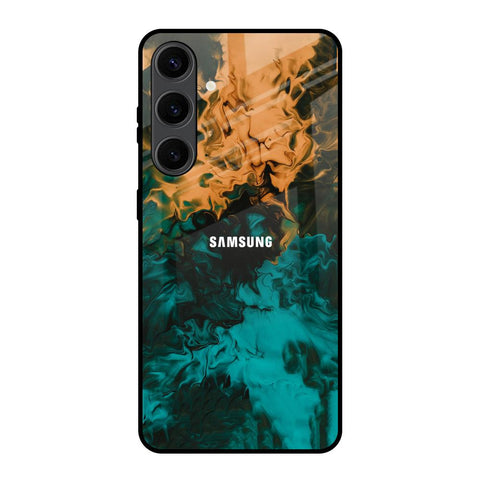 Watercolor Wave Glossy Case for Samsung Galaxy S24 Plus 5G