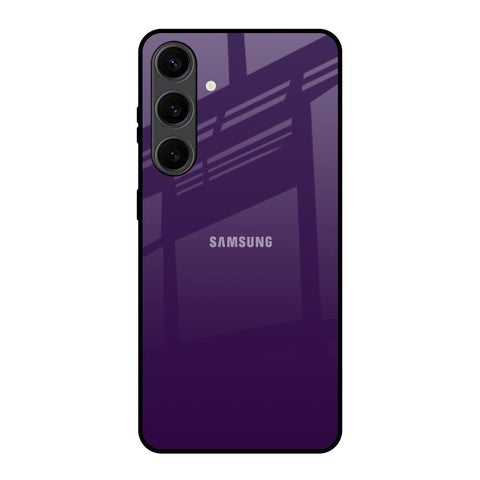 Dark Purple Glossy Case for Samsung Galaxy S24 Plus 5G