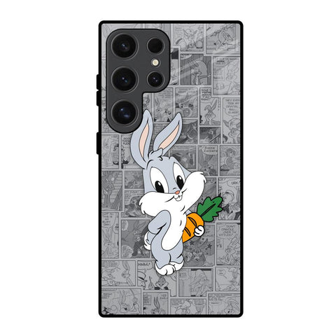 Cute Baby Bunny Glossy Case for Samsung Galaxy S24 Ultra 5G