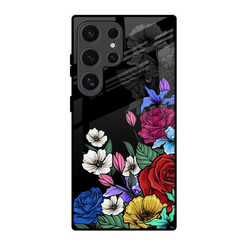 Rose Flower Bunch Art Glossy Case for Samsung Galaxy S24 Ultra 5G