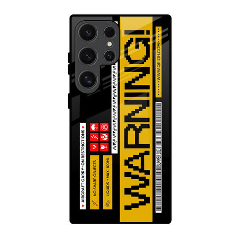 Aircraft Warning Glossy Case for Samsung Galaxy S24 Ultra 5G