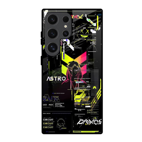 Astro Glitch Glossy Case for Samsung Galaxy S24 Ultra 5G