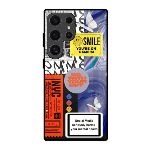 Smile for Camera Glossy Case for Samsung Galaxy S24 Ultra 5G