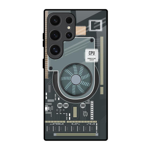 Motherboard Circuit Glossy Case for Samsung Galaxy S24 Ultra 5G
