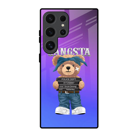 Gangsta Bear Glossy Case for Samsung Galaxy S24 Ultra 5G
