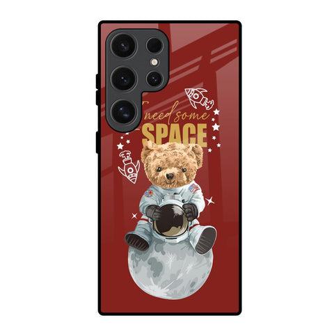 Astronaut Bear Glossy Case for Samsung Galaxy S24 Ultra 5G