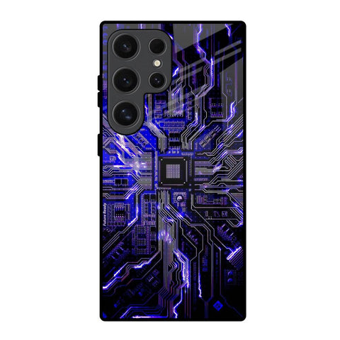 Techno Color Pattern Glossy Case For Samsung Galaxy S24 Ultra 5G