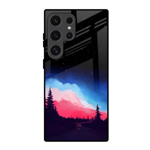 Drive In Dark Glossy Case For Samsung Galaxy S24 Ultra 5G