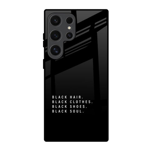 Black Soul Glossy Case for Samsung Galaxy S24 Ultra 5G