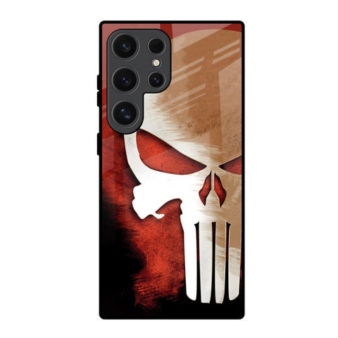 Red Skull Glossy Case for Samsung Galaxy S24 Ultra 5G