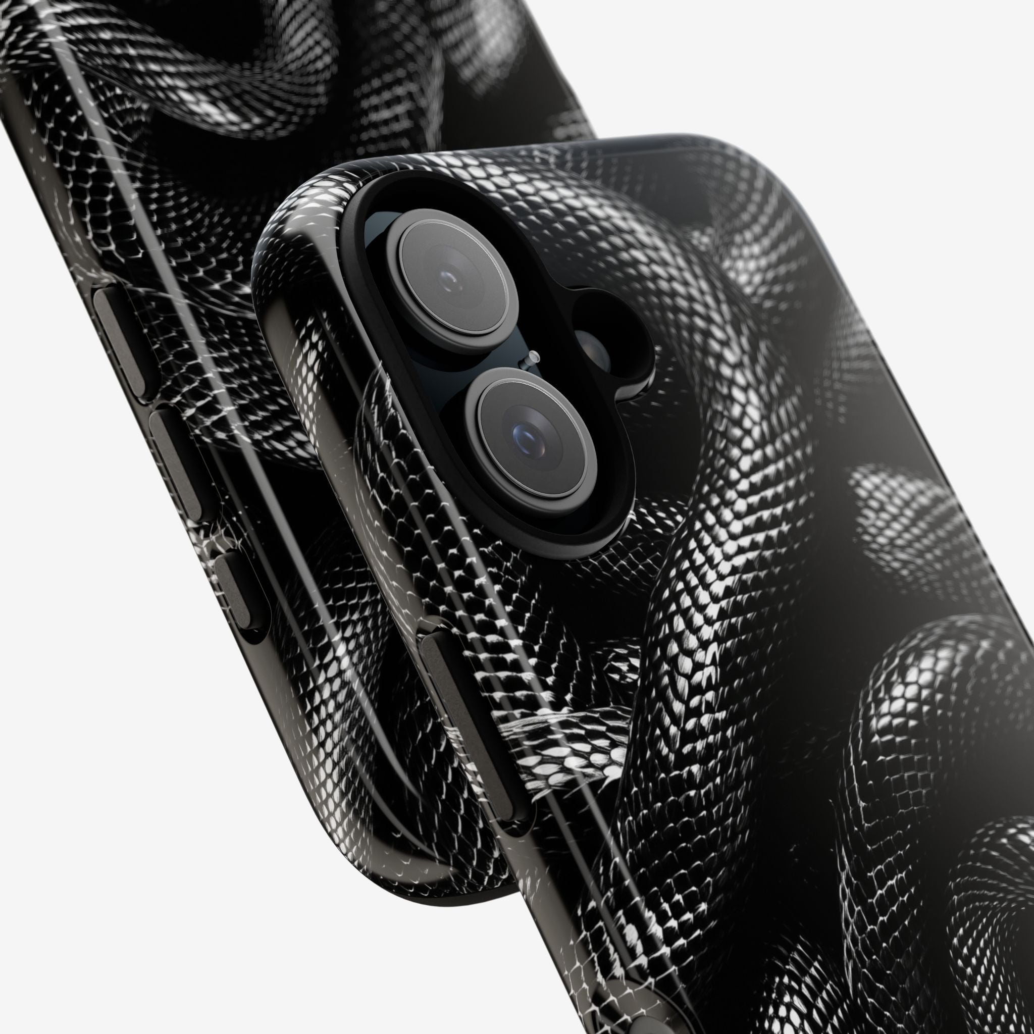 Black Snakes Premium Tough Shining Phone Case (Double Layer) Available For All iPhone Models