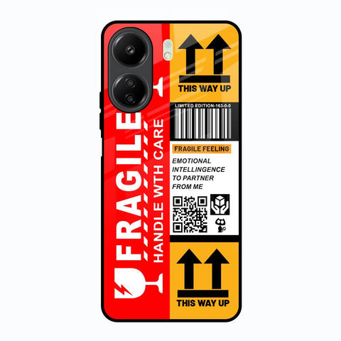 Handle With Care Glossy Case for Redmi 13C