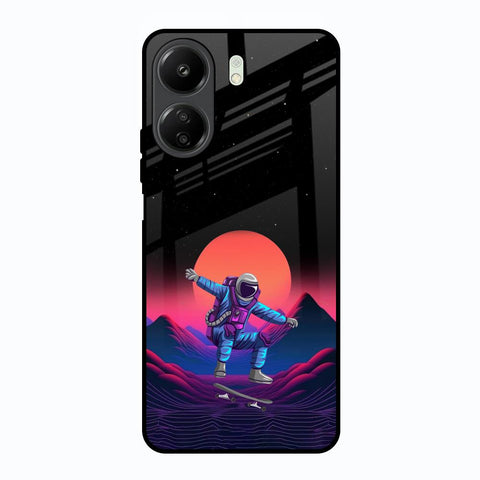 Retro Astronaut Glossy Case for Redmi 13C