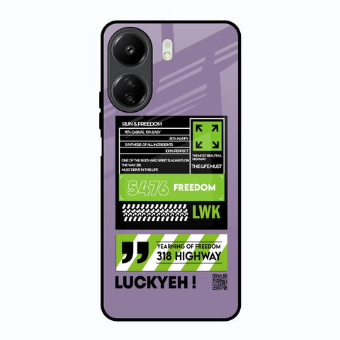 Run & Freedom Glossy Case for Redmi 13C
