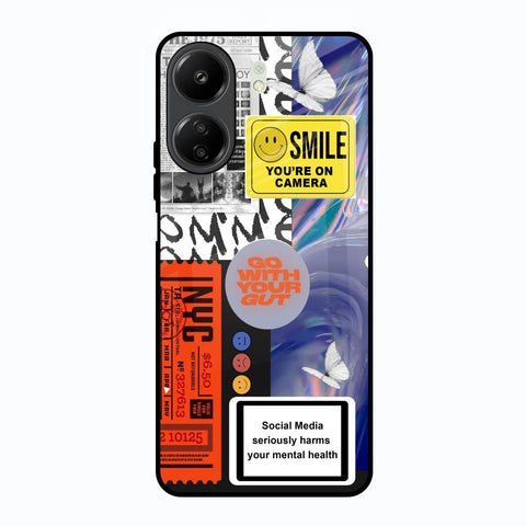 Smile for Camera Glossy Case for Redmi 13C