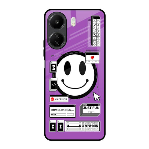 Code with Smile Glossy Case for Redmi 13C