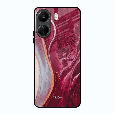 Crimson Ruby Glossy Case for Redmi 13C