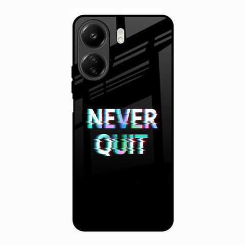 Never Quit Glossy Case For Redmi 13C