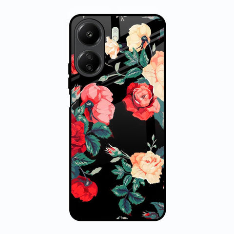 Floral Bunch Glossy Case For Redmi 13C