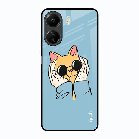 Adorable Cute Kitty Glossy Case For Redmi 13C