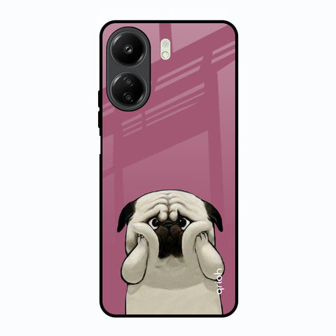 Funny Pug Face Glossy Case For Redmi 13C