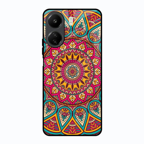 Elegant Mandala Glossy Case for Redmi 13C