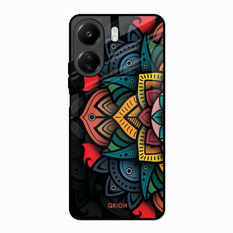 Retro Gorgeous Flower Glossy Case for Redmi 13C