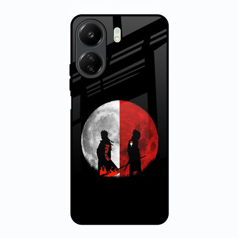 Anime Red Moon Glossy Case for Redmi 13C