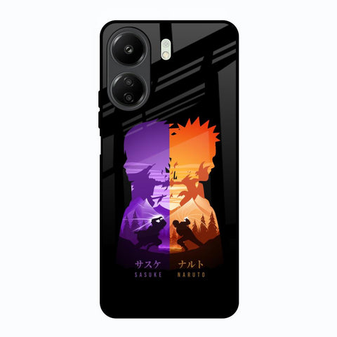 Minimalist Anime Glossy Case for Redmi 13C