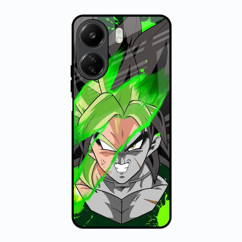Anime Green Splash Glossy Case for Redmi 13C