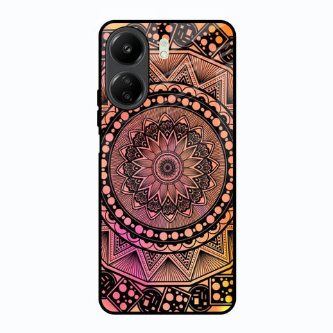 Floral Mandala Glossy Case for Redmi 13C