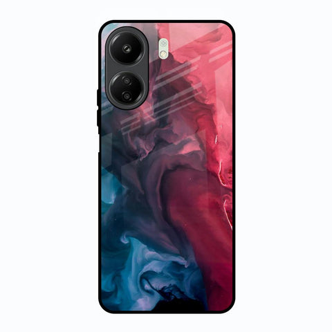 Blue & Red Smoke Glossy Case for Redmi 13C