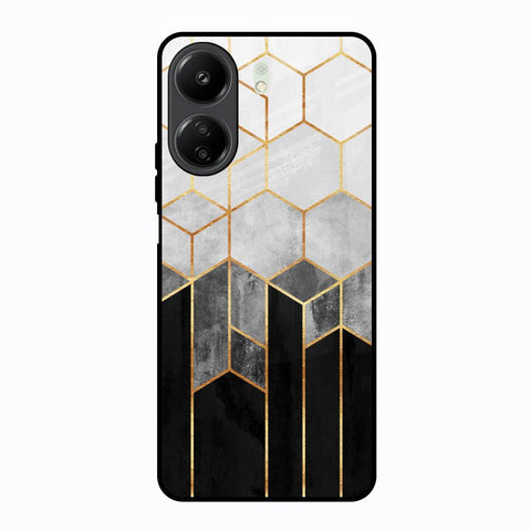Tricolor Pattern Glossy Case for Redmi 13C