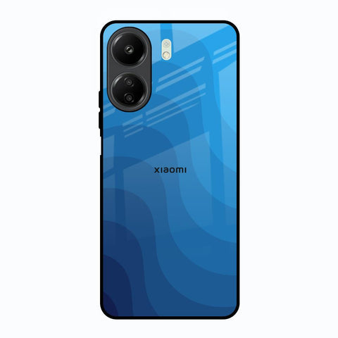 Blue Wave Abstract Glossy Case for Redmi 13C