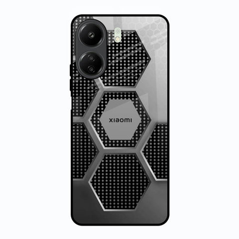 Hexagon Style Glossy Case For Redmi 13C