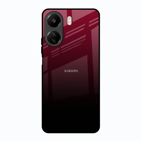 Wine Red Glossy Case For Redmi 13C