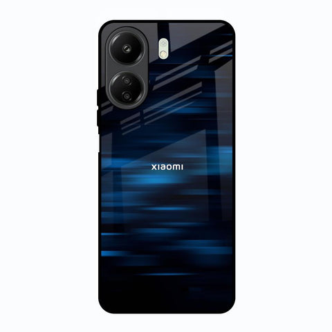 Blue Rough Abstract Glossy Case for Redmi 13C