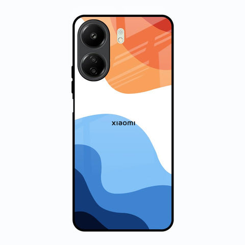 Wavy Color Pattern Glossy Case for Redmi 13C