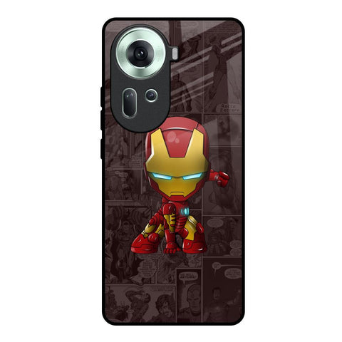 Angry Baby Super Hero Glossy Case for Oppo Reno11 5G