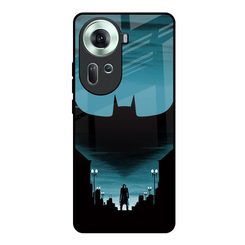 Cyan Bat Glossy Case for Oppo Reno11 5G