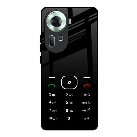 Classic Keypad Pattern Glossy Case for Oppo Reno11 5G